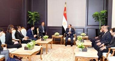 السيسي يلتقى مدير عام "فاو" ويشيد بالتعاون بالأمن الغذائى والتنمية الزراعية..صور