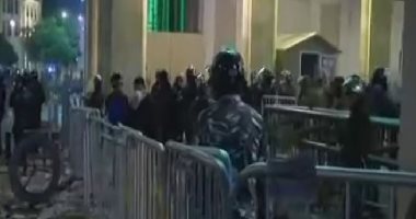 إصابة عدد من المتظاهرين فى مواجهات مع قوات الأمن وسط بيروت
