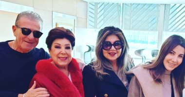 رجاء الجداوى وبوسى شلبى ترافقان نانسى عجرم للسعودية قبل حفلها بالرياض.. صور