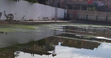 شكوى أهالى كفر الزيات من غرق مركز شباب الشهيد إبراهيم قطب بالصرف الصحى