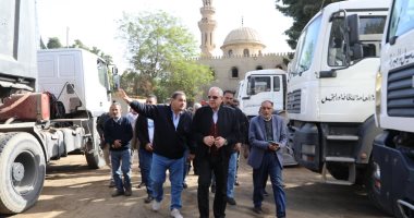 محافظ الجيزة يعلن صيانة 15 معدة نظافة بتكلفة 4.5 مليون جنيه