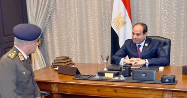 الرئيس السيسي يستقبل الفريق أول محمد زكى وزير الدفاع