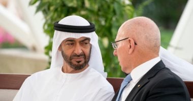 تفاصيل لقاء محمد بن زايد بعدد من رؤساء وأعضاء البرلمانات الإقليمية والدولية