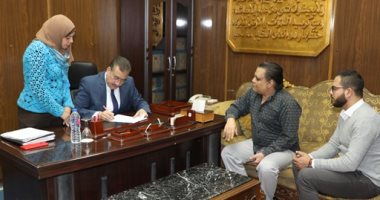 صور.. محافظ المنوفية يشكل لجنة لفحص موقف القبول بمدرسة السادات الصناعية