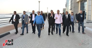 وفد برلمانى يتفقد ميناء الغردقة البحرى..ومدير الميناء: يستوعب 700 ألف راكب سنويا
