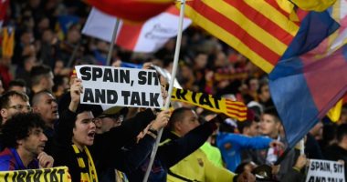 الشرطة: لافتات إسبانيا الفاشية ممنوعة فى كلاسيكو برشلونة ضد ريال مدريد