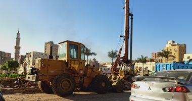 صور.. كوبرى المديرية ببنى سويف يقضى على أزمة سنوات مع مزلقان السكة الحد