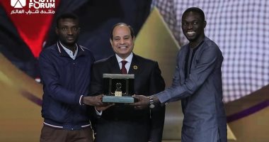 صور.. تفاصيل تكريم الرئيس للفائزين بمسابقة كأس إفريقيا للتطبيقات والألعاب الإلكترونية