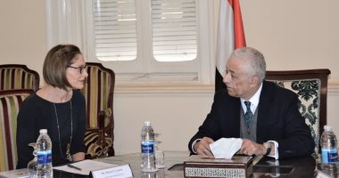 طارق شوقى يستعرض تطوير التعليم مع مدير بعثة الوكالة الأمريكية للتنمية