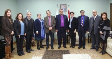 رئيس الإنجيلية يستقبل وفدًا من مجلس كنائس الشرق الأوسط