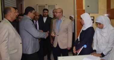 صور.. محافظ بنى سويف يتفقد مستشفى سمسطا ومشروع وحدة المرور