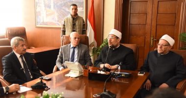 صور.. وزير الأوقاف: افتتاح المجمع الإسلامى ببورفؤاد فى شهر مارس المقبل 