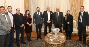 صور.. الوفد يكرم عددا من الرياضيين الفائزين في الاستفتاء الرياضى للحزب