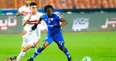 الهاني سليمان يمنع مصطفي محمد من هدف " عالمي" في مباراة الزمالك وسموحة