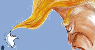 كاريكاتير صحيفة أردنية.. حزن ترامب لاستمرار إجراءات عزله ومساءلته