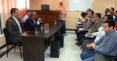 رئيس"شركة مياه سوهاج" يتابع إجراءات الالتزام بالسلامة والصحة المهنية