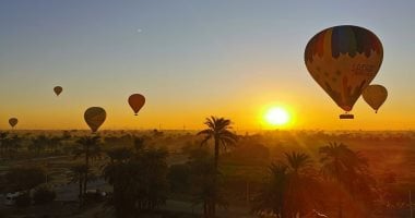20 صورة ترصد سحر رحلات البالون الطائر فى سماء الأقصر