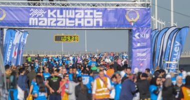 صور.. انطلاق ماراثون الكويت على جسر الشيخ جابر الصباح بمشاركة 4000 متسابق