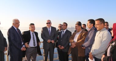 جولة تفقدية لمحافظ قنا لموقع مشروع تطوير جزيرة الدوم وقناطر نجع حمادى الجديدة