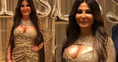 البعض يفضلونها براقة.. نجمات العالم العربى يتألقن بالفساتين المطرزة كيف نسقوها؟