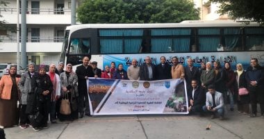 صور.. جامعة الإسكندرية تطلق قافلة متكاملة لواحة سيوة