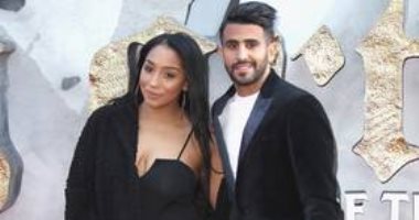 زوجة رياض محرز تلتقى أنتونى جوشوا فى ملهى ليلى 