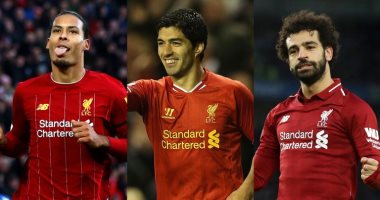 محمد صلاح وجيرارد وسواريز فى تشكيل ليفربول المثالى بالعقد الأخير