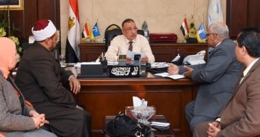 محافظ الإسكندرية يستقبل وفدًا من منطقة الإسكندرية الأزهرية