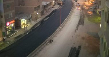 تطوير شارع جمال عبد الناصر بالحوامدية وكورنيش منشأة القناطر