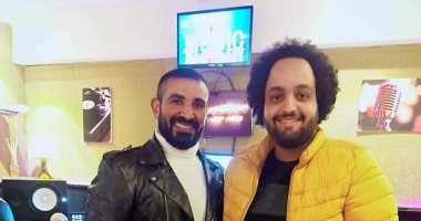 شاهد كواليس تسجيل أحمد سعد لـ أغنية جديدة