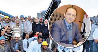 الدكتور مدحت نافع رئيس القابضة المعدنية..الشركة أكبر شركات قطاع الأعمال العام من حيث التصدير بقيمة 11 مليار جنيه..إنجاز 6 مشروعات كبيرة منها إنتاج البليت فى الدلتا للصلب..مشروع شراكة مع هيئة المجتمعات العمرانية
