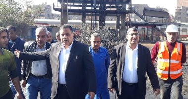 رئيس السكة الحديد يطالب بسرعة إنهاء أعمال تطوير ورش صيانة الجرارات