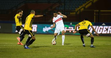 الإنتاج الحربى يتقدم على المصرى بهدف مرسى فى الشوط الأول