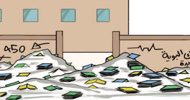 كاريكاتير صحيفة سعودية.. إختبارات الفصل الدراسى الأول فى المملكة 