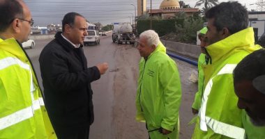 صور.. تصريف مياه الأمطار غرب الإسكندرية.. وإضافة غاز لمحطة "أبو قير" مساء اليوم