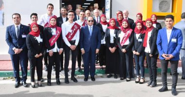الرئيس السيسى يفتتح مشروعات "إنتاج حيوانى" عبر الفيديو كونفراس 