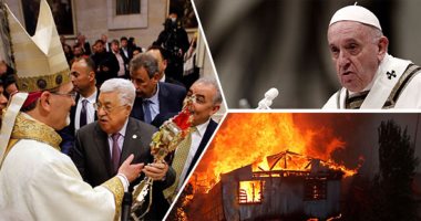 صور.. العالم هذا الصباح.. حريق هائل يلتهم عشرات المنازل فى تشيلى.. كنائس العالم تمتلئ بالمصلين خلال قداس عيد الميلاد المجيد .. والبابا فرنسيس لـ 1.3 مليار كاثوليكى: لا تتركوا إخفاقات الكنيسة تصرفكم عن الرب