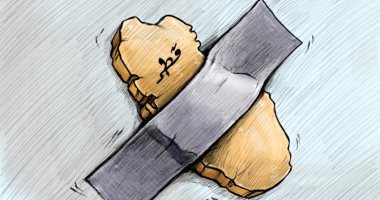 كاريكاتير صحيفة إماراتية.. قطر "حبيسة" بعد المقاطعة العربية