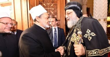 البابا تواضروس لشيخ الأزهر: نحن صانعو سلام ولقاؤنا رسالة للجميع