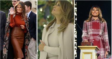 أفكار لإطلالات شتوية على ذوق ميلانيا ترامب.. اختارى من دولاب السيدة الأولى