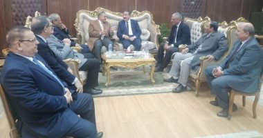 محافظ المنوفية يستقبل وفد محلية النواب فى إطار زيارتها الميدانية بالمحافظات