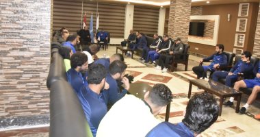 مصيلحى يحفز لاعبى الاتحاد السكندري للفوز على الإسماعيلي بالبطولة العربية