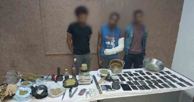 ضبط تشكيل عصابى تخصص فى صناعة وتجارة مخدر الحشيش فى أسوان