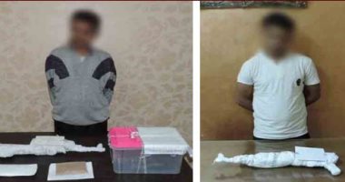 ضبط شخصين لاتهامهما بالإتجار فى المواد المخدرة بالقليوبية