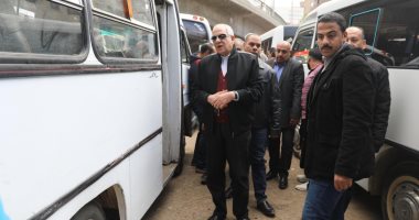 محافظ الجيزة يتفقد موقف سيارات السرفيس بناهيا وأحياء الدقى والعجوزة 