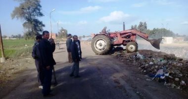 صور.. استمرار أعمال النظافة بالشرقية ورفع 28 طن قمامة بالزقازيق