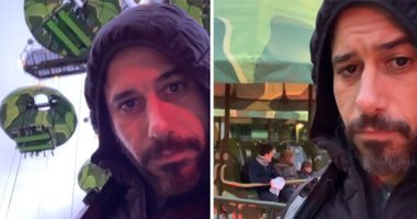 الفنان أحمد السعدنى يزور ملاهى ديزنى فى فرنسا.. فيديو