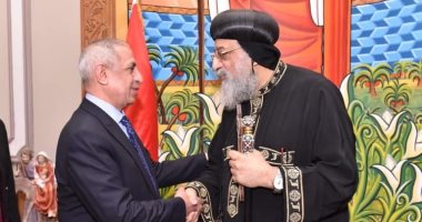 البابا تواضروس يستقبل رئيس الأكاديمية العربية للعلوم والتكنولوچيا