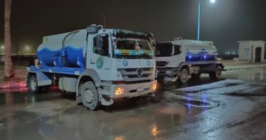 مياه مطروح: استمرار رفع حالة الطوارئ والأمطار الخفيفة لم تكون تجمعات مياه