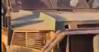 فيديو.. مدرعة تركية فى قبضة الجيش الوطنى الليبى فى طرابلس